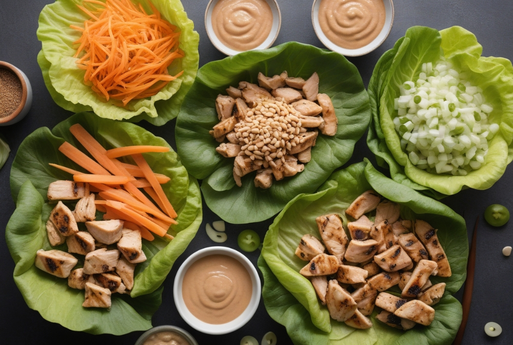 Healthy Chicken Lettuce Wraps