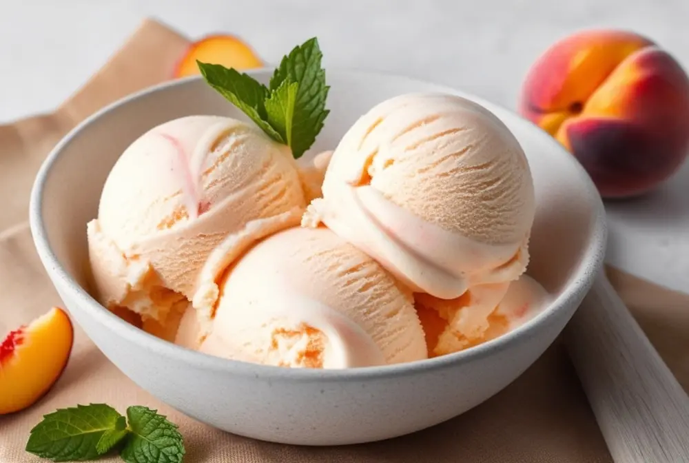 peaches and cream ice cream ninja creami