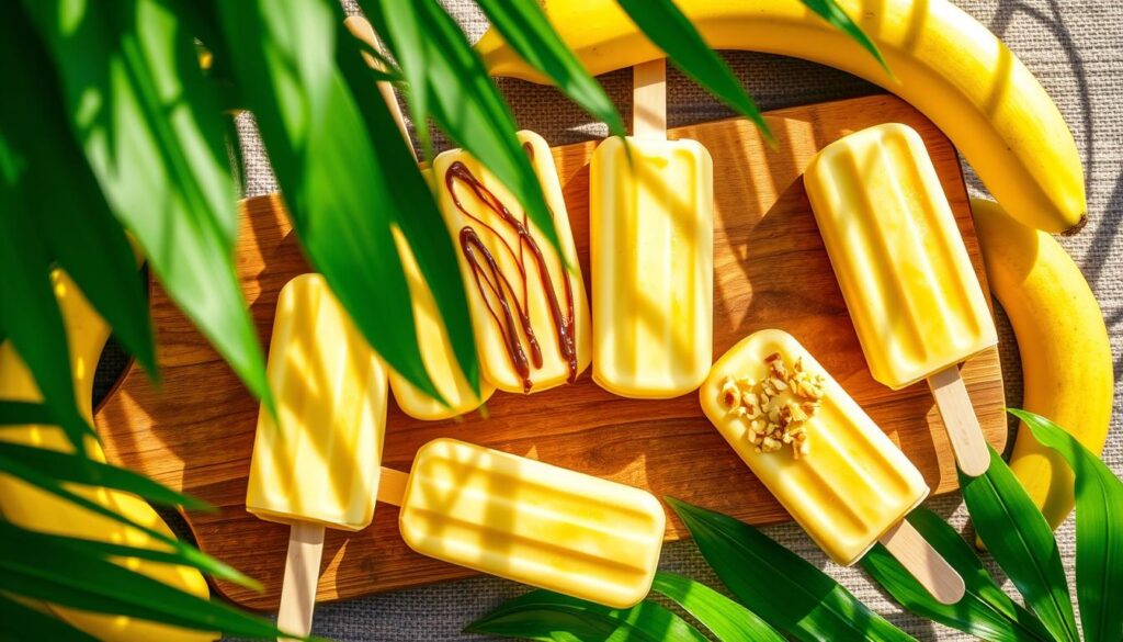 banana popsicles using banana flavoring