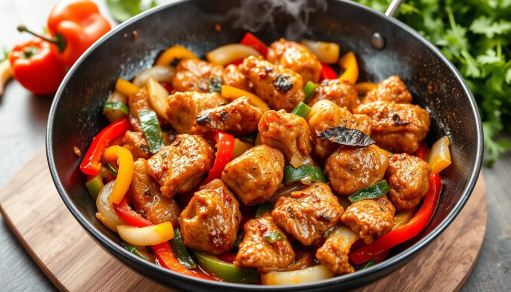 stir-fried chicken