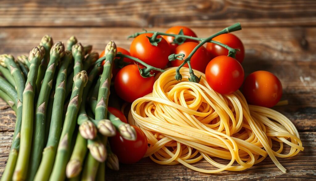 asparagus tomato pasta ingredients asparagus tomato pasta ingredients