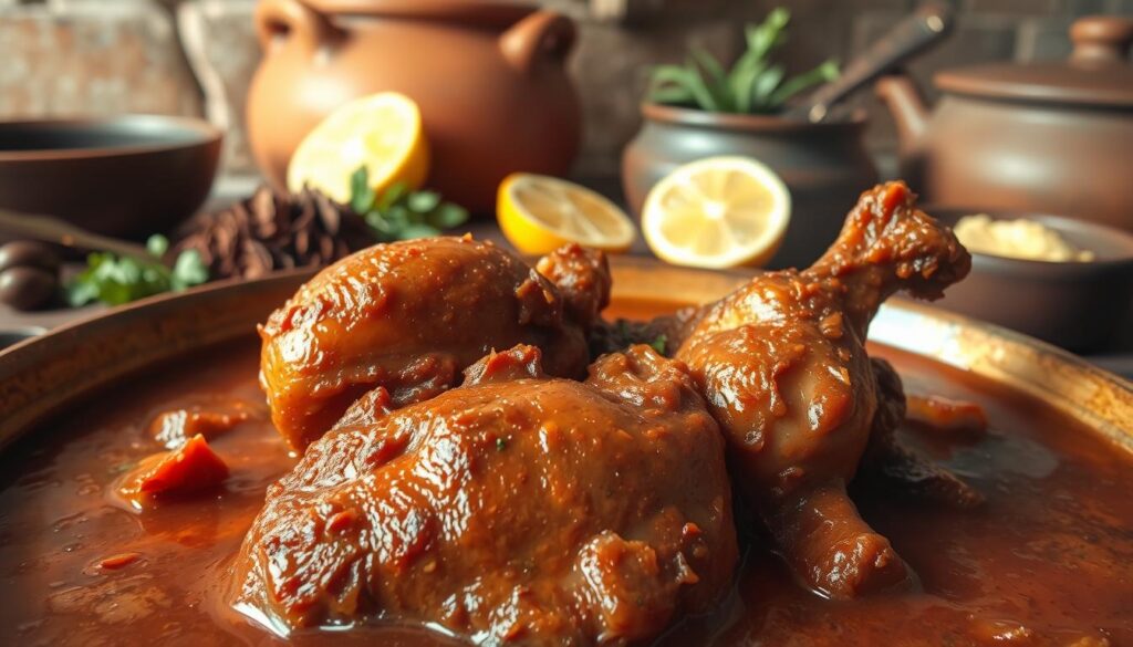 slow-cooking chicken birria slow-cooking chicken birria