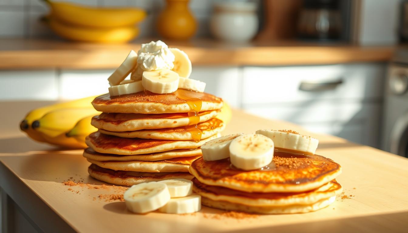 banana cottage cheese pancakes