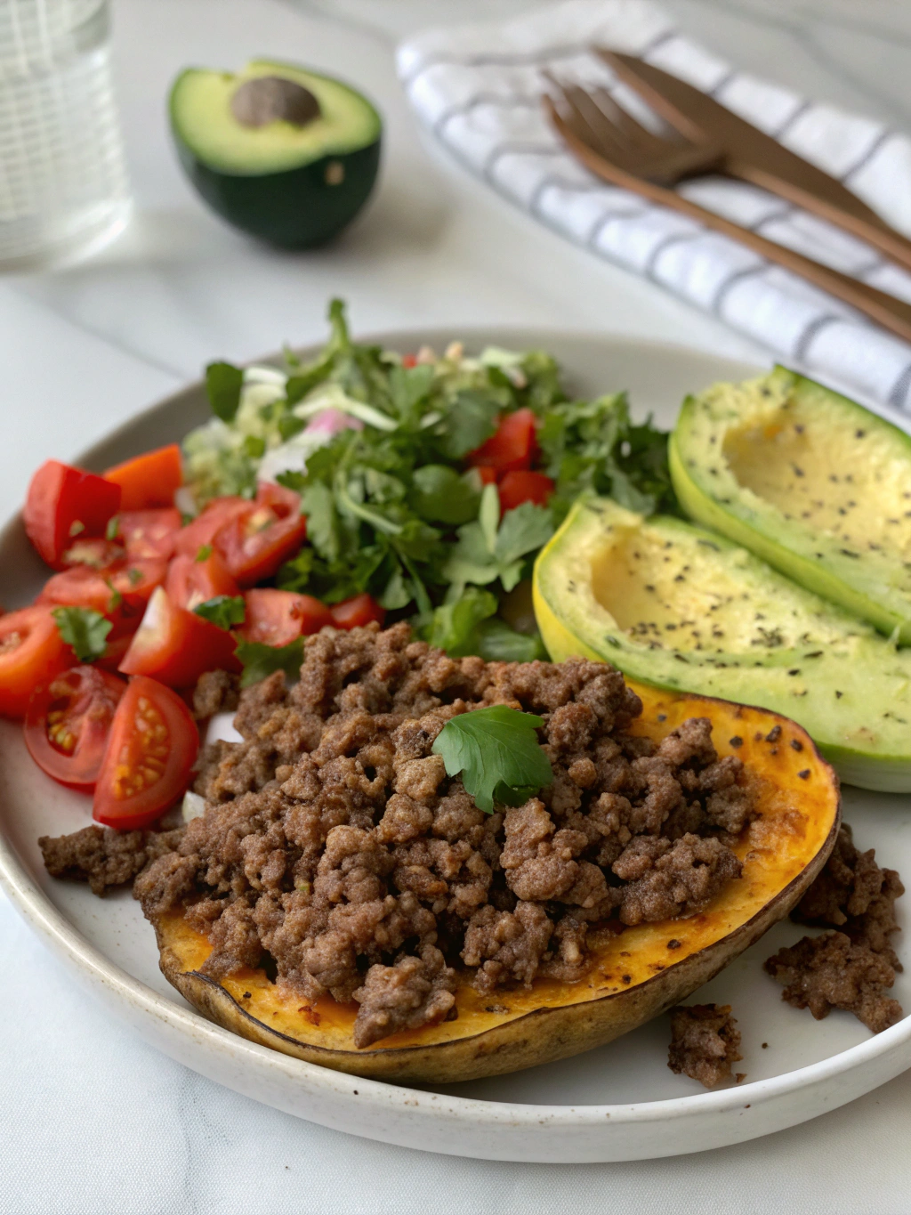 lazy keto meals with ground beef