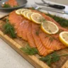 brined smoked salmon recipe, cured salmon recipe, smoked salmon brining method, brine for smoking salmon recipe