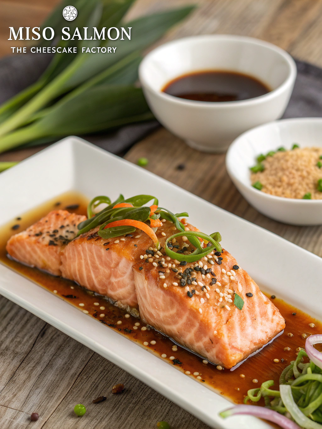 miso salmon recipe from cheesecake factory, cheesecake factory salmon, miso glaze salmon