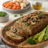 mushroom lentil loaf