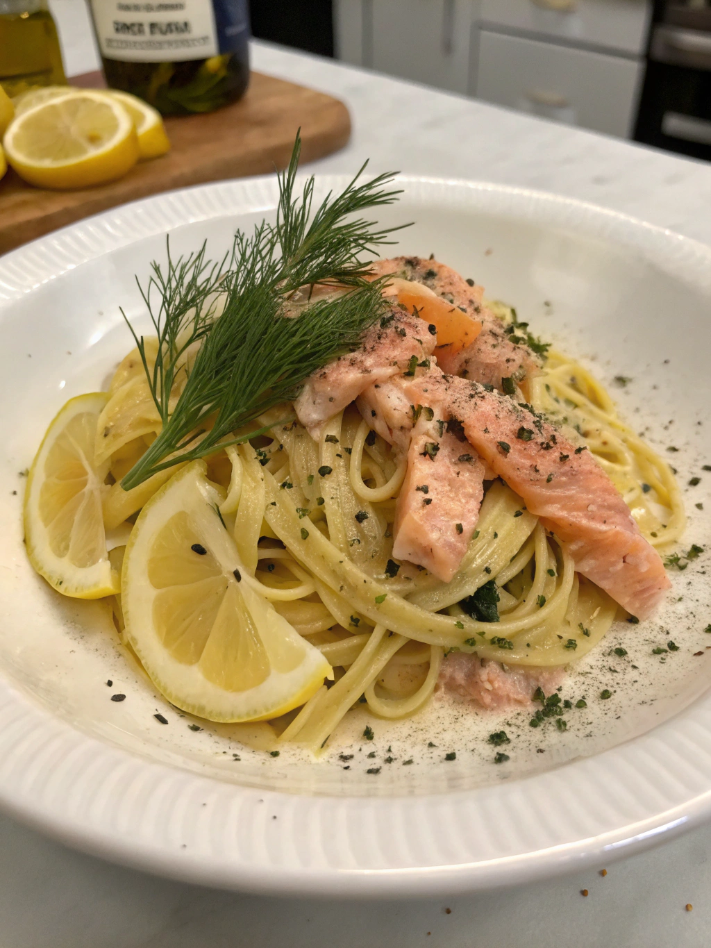 smoked salmon linguine recipes