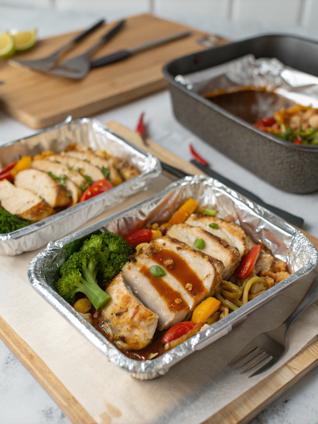 teriyaki chicken foil packets