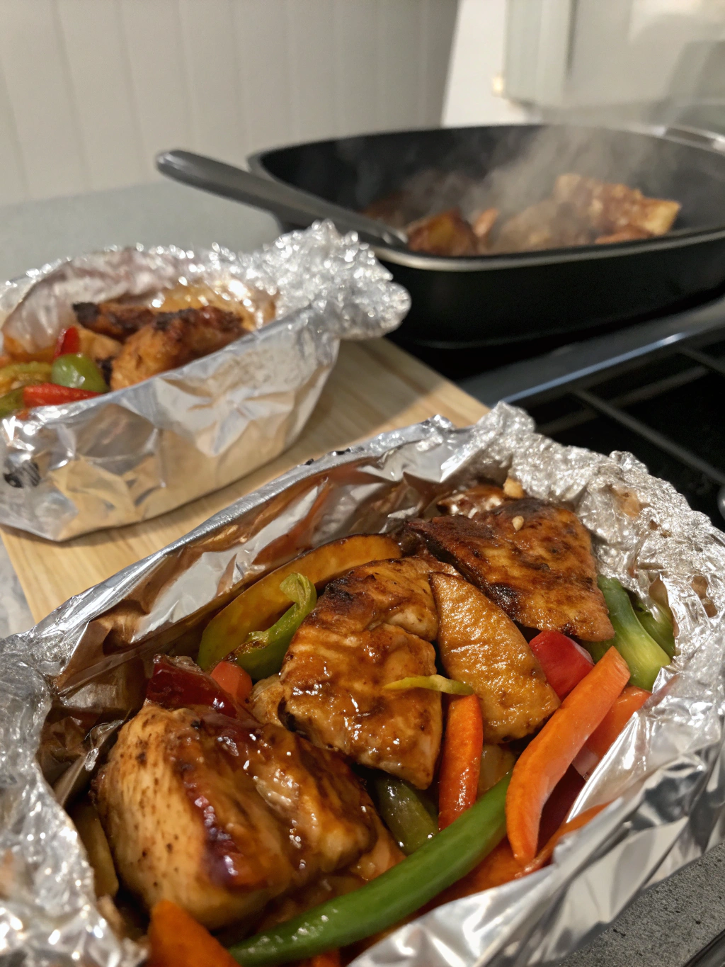 teriyaki chicken foil packets