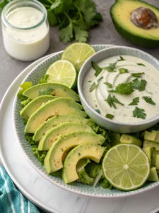 chick fil a avocado lime ranch dressing recipe, Ingredients for Chick-fil-A Avocado Lime Ranch Dressing, Make the creamy, zesty Chick-fil-A avocado lime ranch dressing at home! Easy, fresh, and perfect for salads, dipping, or meal prep. Keto-friendly & delicious!
