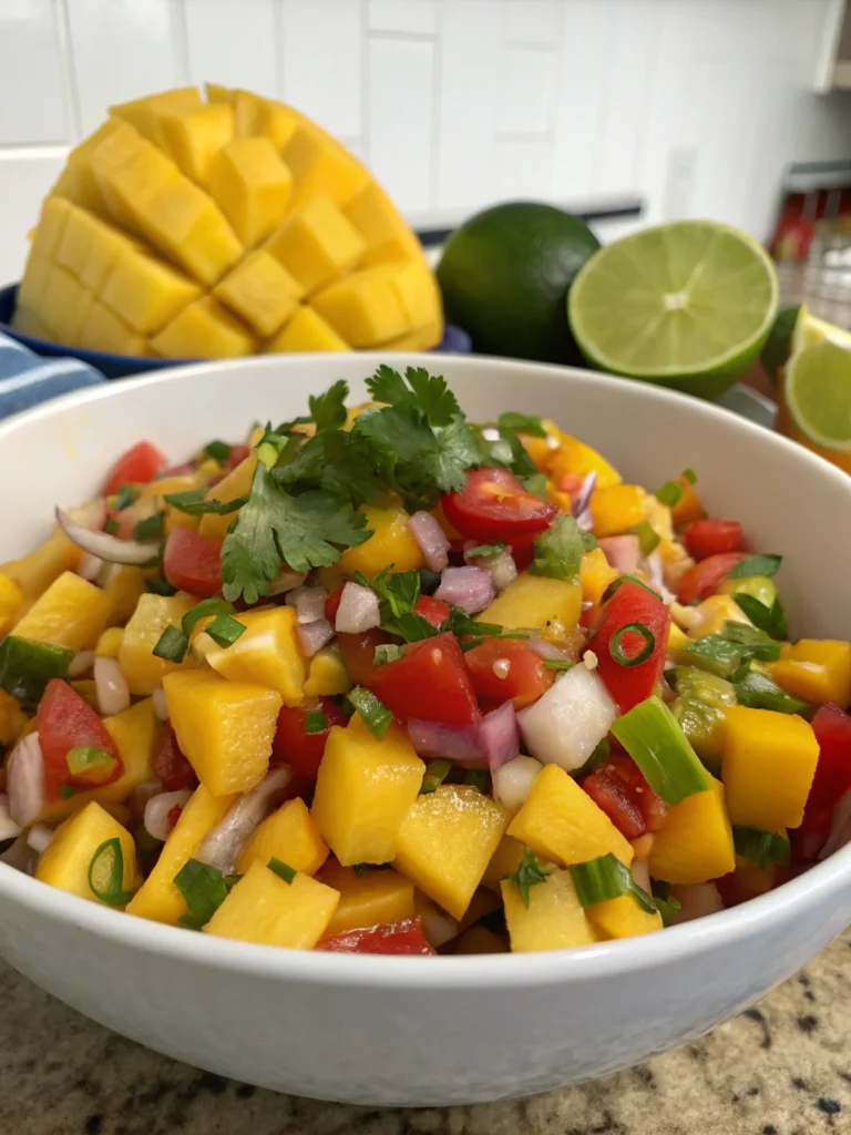 mango pico de gallo