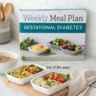 Ingredients for gestational diabetes meal plan, 7-day meal plan for gestational diabetes, free diabetic meal plans, diabetic diet meal plan, diabetic diet plan, low carb food plan, diabetic dinner ideas