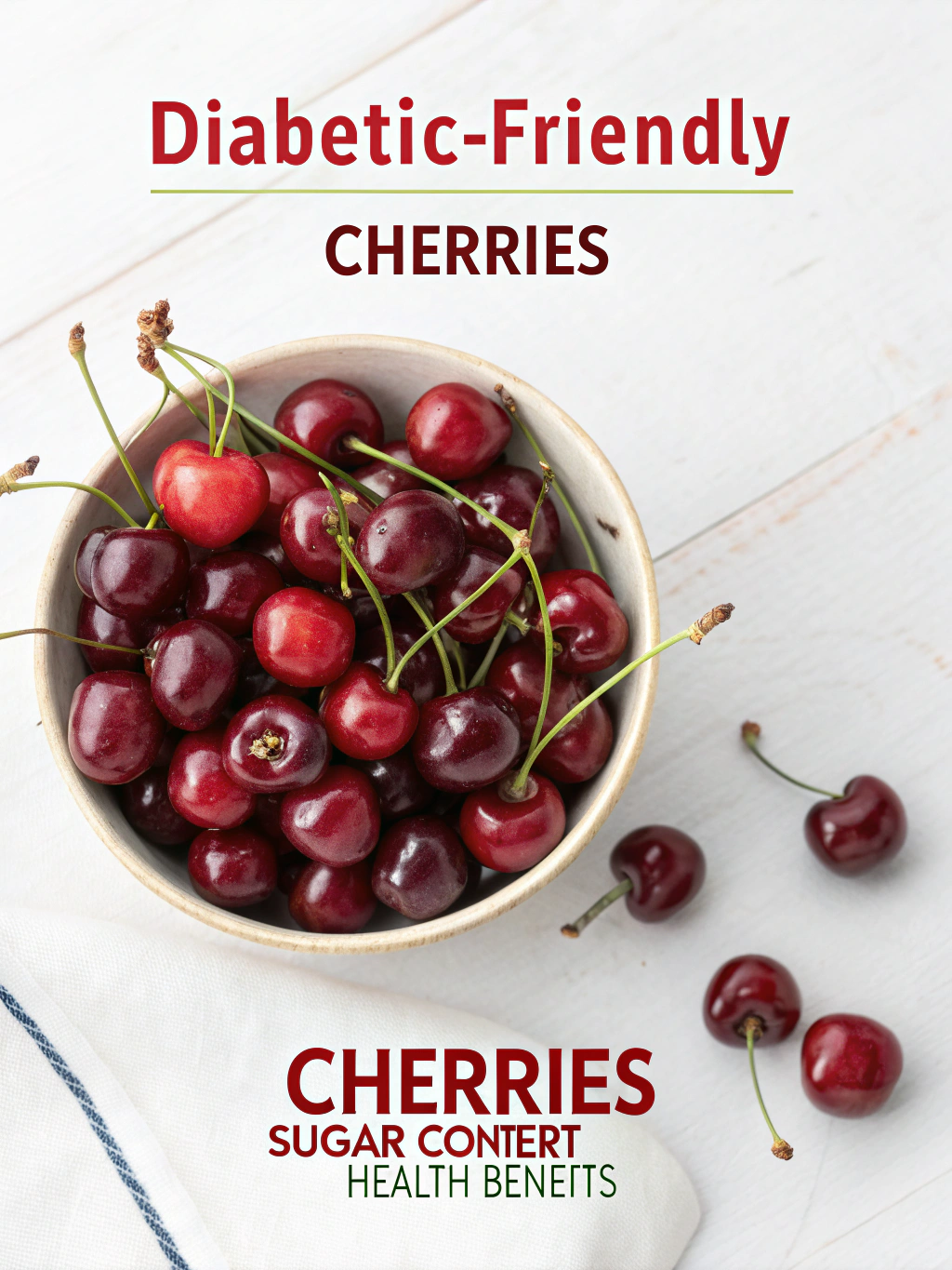 can diabetics eat cherries, are cherries good for diabetics, best fruits for diabetics cherries, do cherries raise blood sugar, can type 2 diabetics eat cherries, diabetic friendly fruits