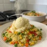 Cauliflower Veggie Rice and Mash, cauliflower rice diabetic, veggie mash diabetic, low carb side diabetic, mashed cauliflower diet, diabetic veggie swap