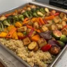One-Pan Dinners, one pan diabetic dinner, sheet pan low carb, diabetic skillet meal, easy diabetic roast, minimal cleanup diabetic meal