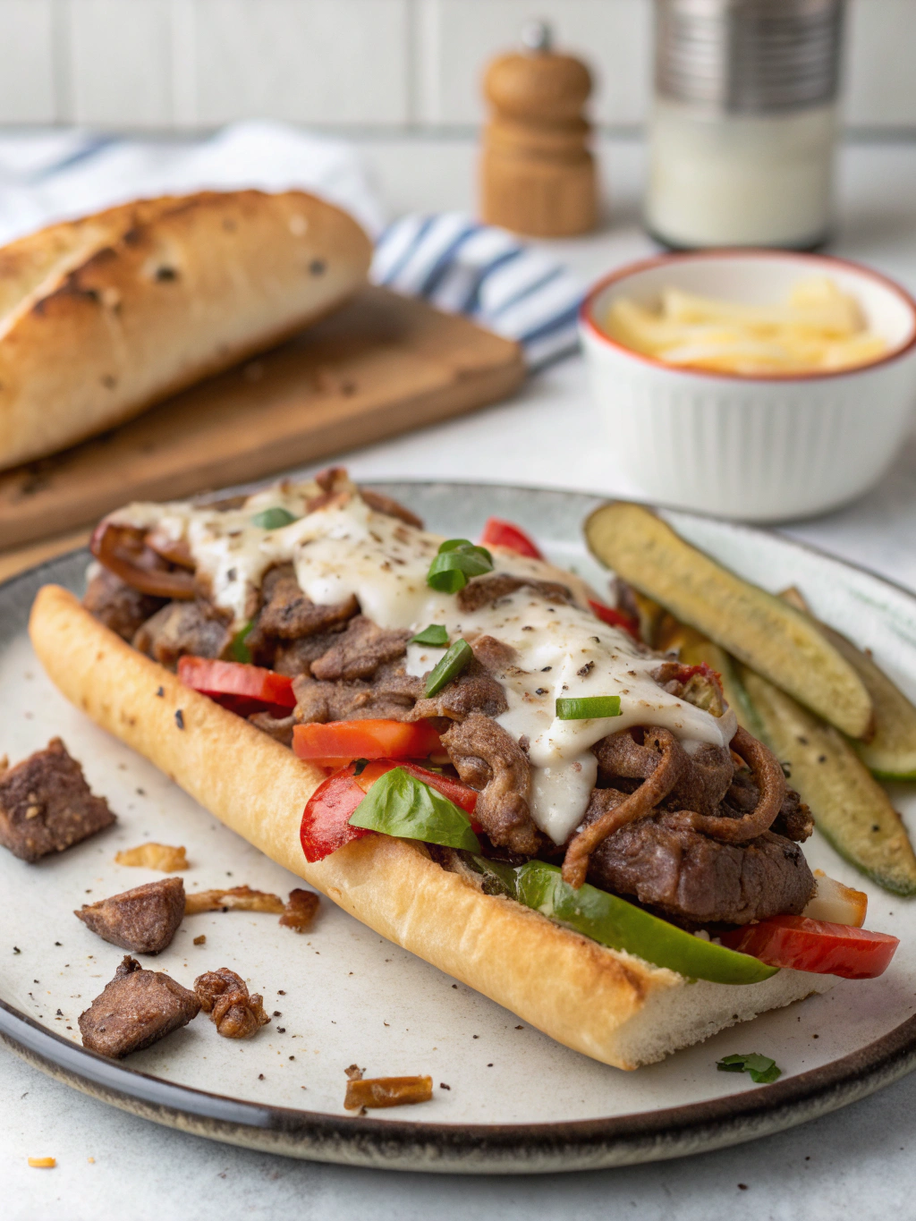Low Carb Philly Cheese Steak, low carb philly cheese steak, keto philly cheesesteak, diabetic friendly philly steak, healthy philly cheesesteak recipe, low carb steak skillet