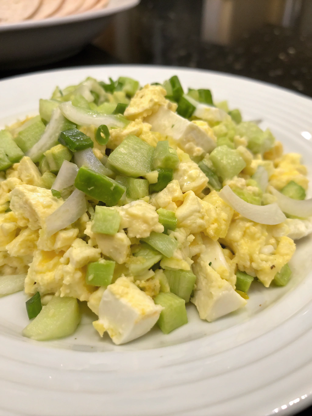 egg salad without mayo, egg salad no mayo, healthy egg salad recipe, mayo substitute egg salad, low fat egg salad, protein lunch ideas