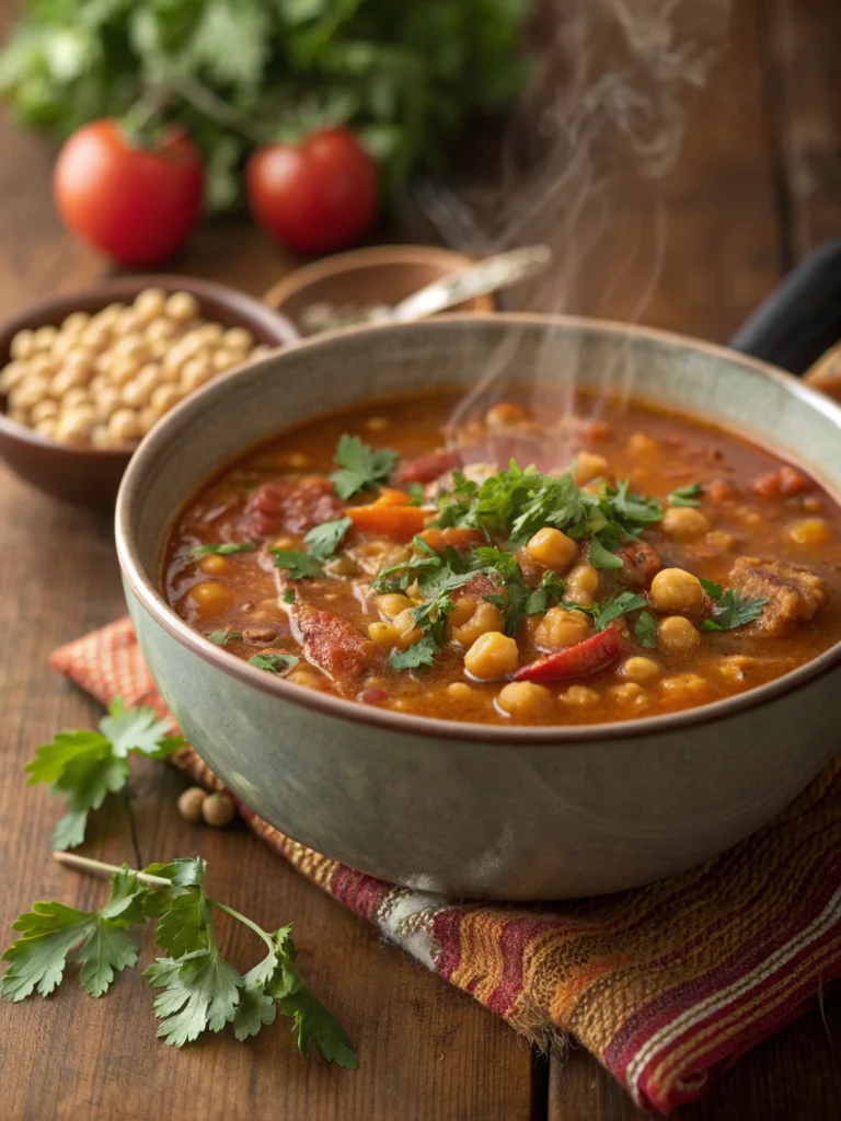 harira recipe, harira recipe, harira soup, moroccan chickpea soup, moroccan lentil soup, moroccan soup recipe, moroccan chickpea lentil soup