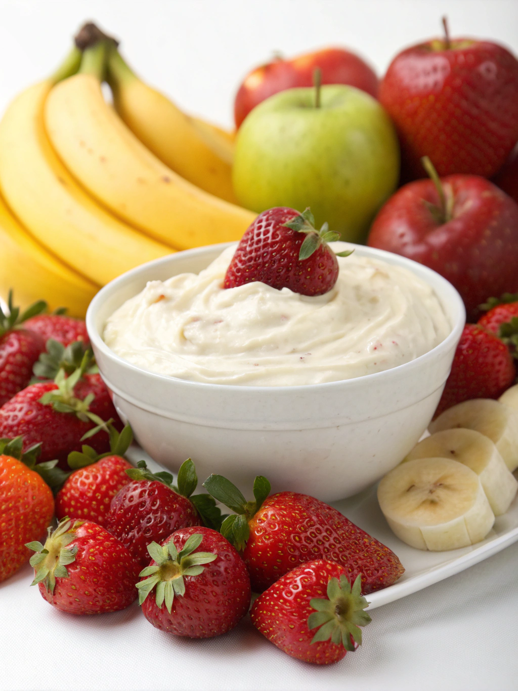 healthy fruit dip, sugar free fruit dip, diabetic friendly fruit dip,