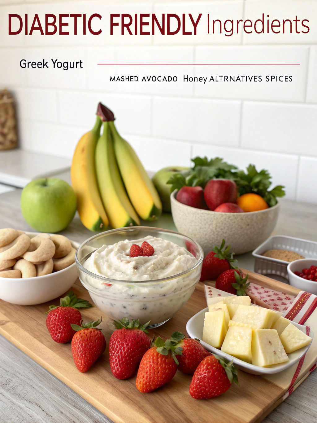 FRUIT DIP, healthy fruit dip, sugar free fruit dip, diabetic friendly fruit dip