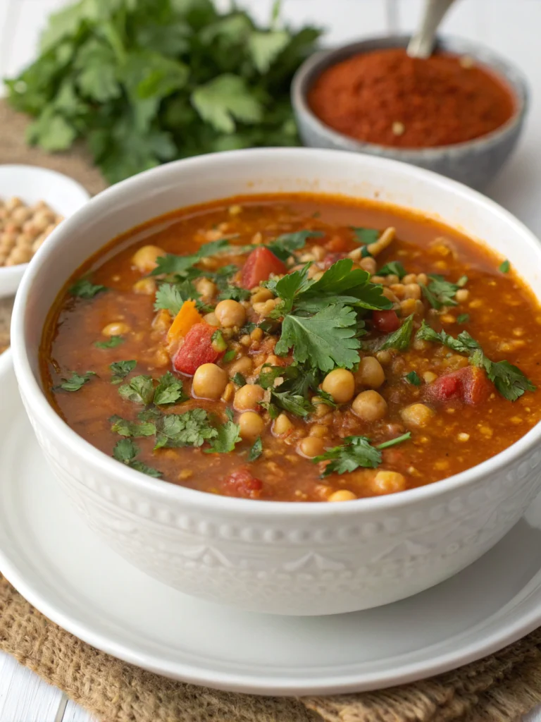 Diabetic-Friendly Hariradiabetic harira recipe, low carb Moroccan soup, Ramadan soup for diabetics