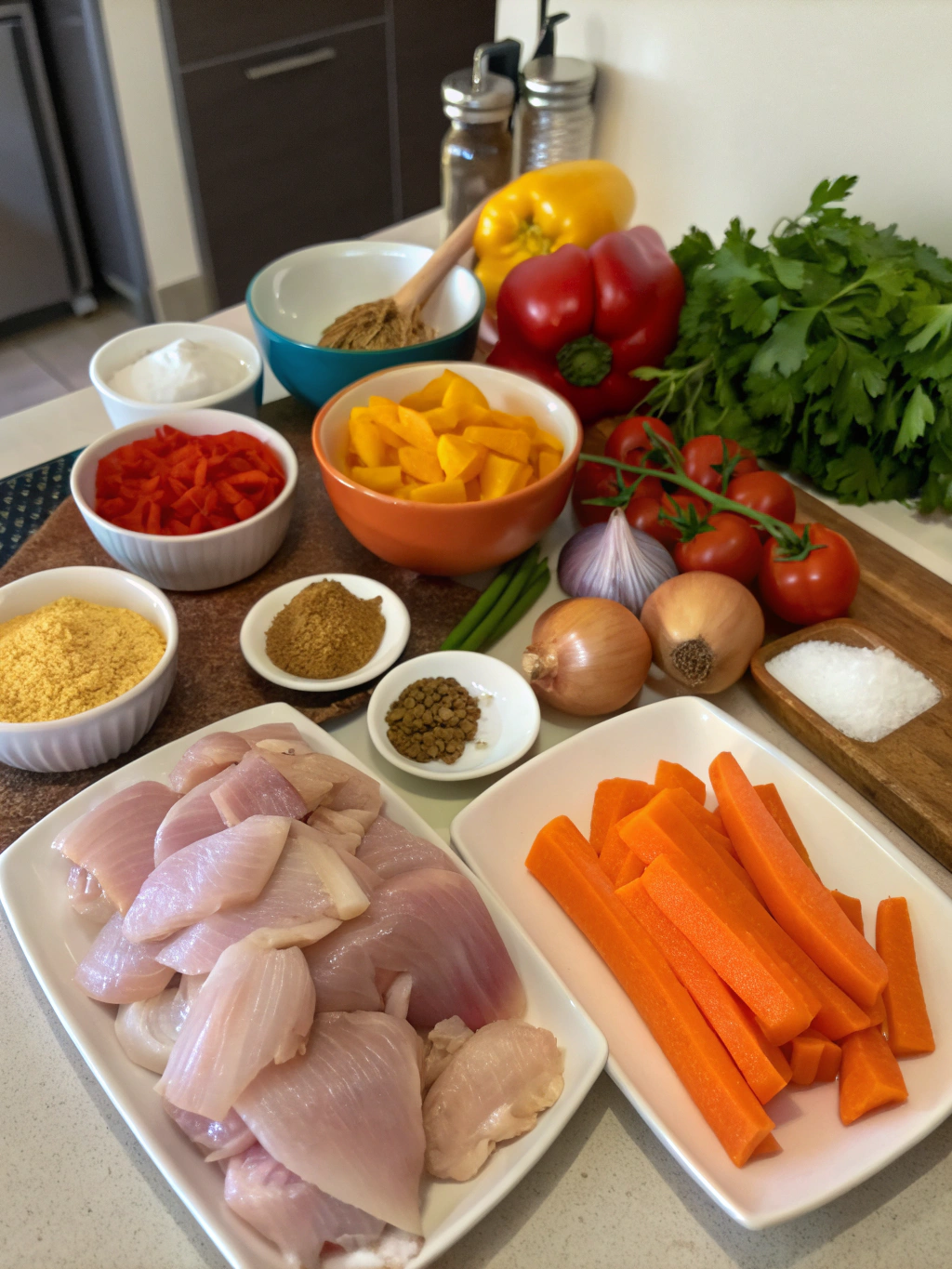 Chicken Tagine with Vegetables, chicken tagine for diabetics, low carb Moroccan tagine, healthy Ramadan main dish