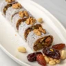 Sugar Free Dates and Nuts Roll , sugar free dates roll, diabetic ramadan dessert, healthy iftar sweets