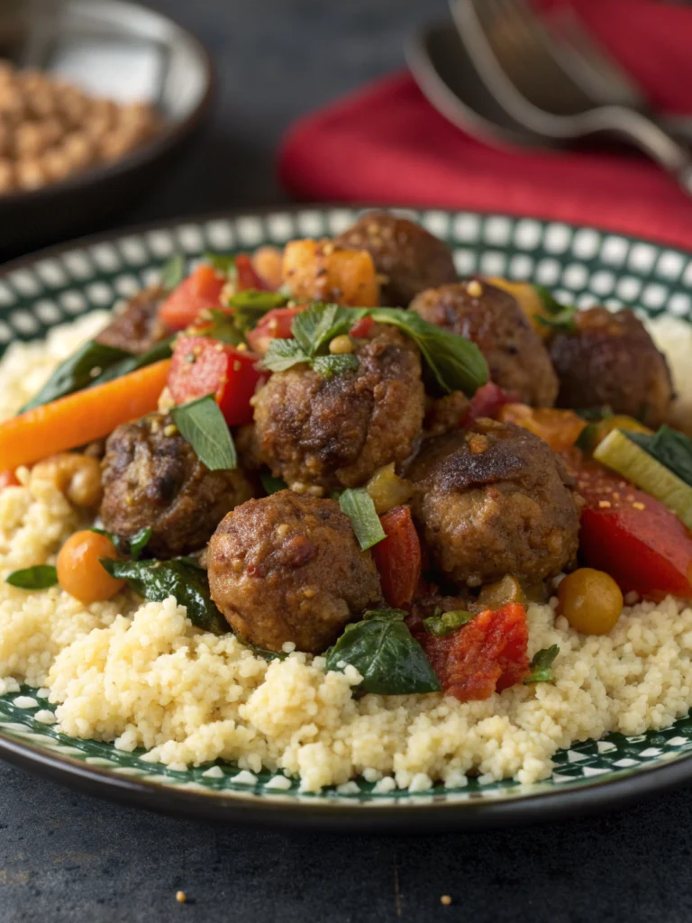 Kefta Tagine Ingredients, Kefta Tagine without Bread, kefta tagine diabetics, low carb Moroccan meatballs, healthy beef tagine