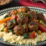 Kefta Tagine Ingredients, Kefta Tagine without Bread, kefta tagine diabetics, low carb Moroccan meatballs, healthy beef tagine