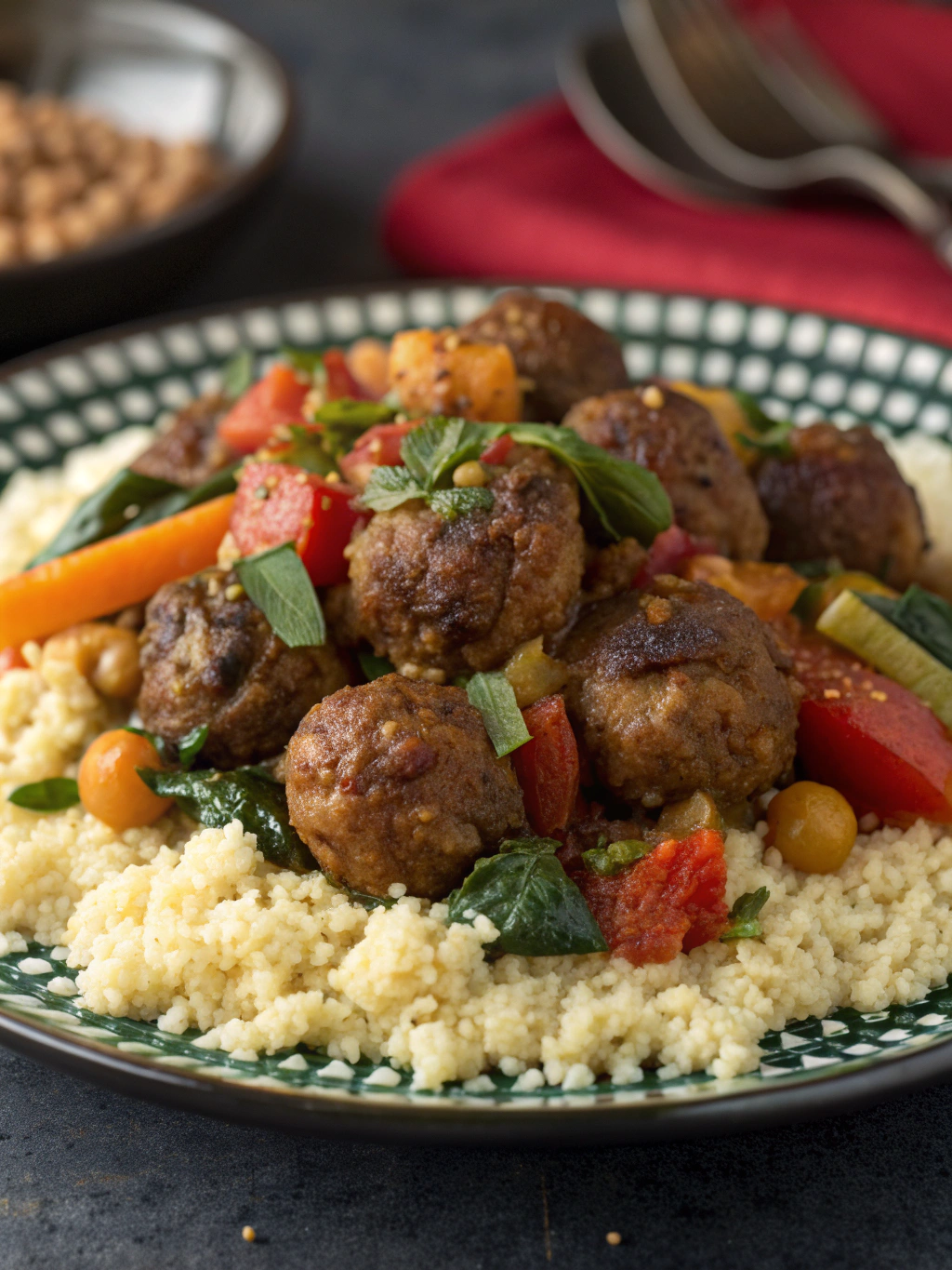 Kefta Tagine Ingredients, Kefta Tagine without Bread, kefta tagine diabetics, low carb Moroccan meatballs, healthy beef tagine