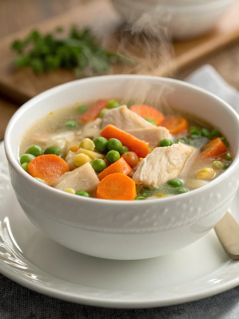 Chicken & Vegetable Light Soup