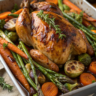 Balsamic roasted chicken and vegetables