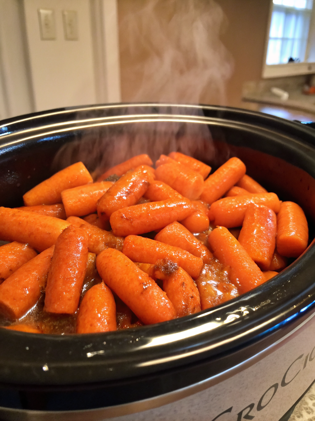 crockpot glazed carrots