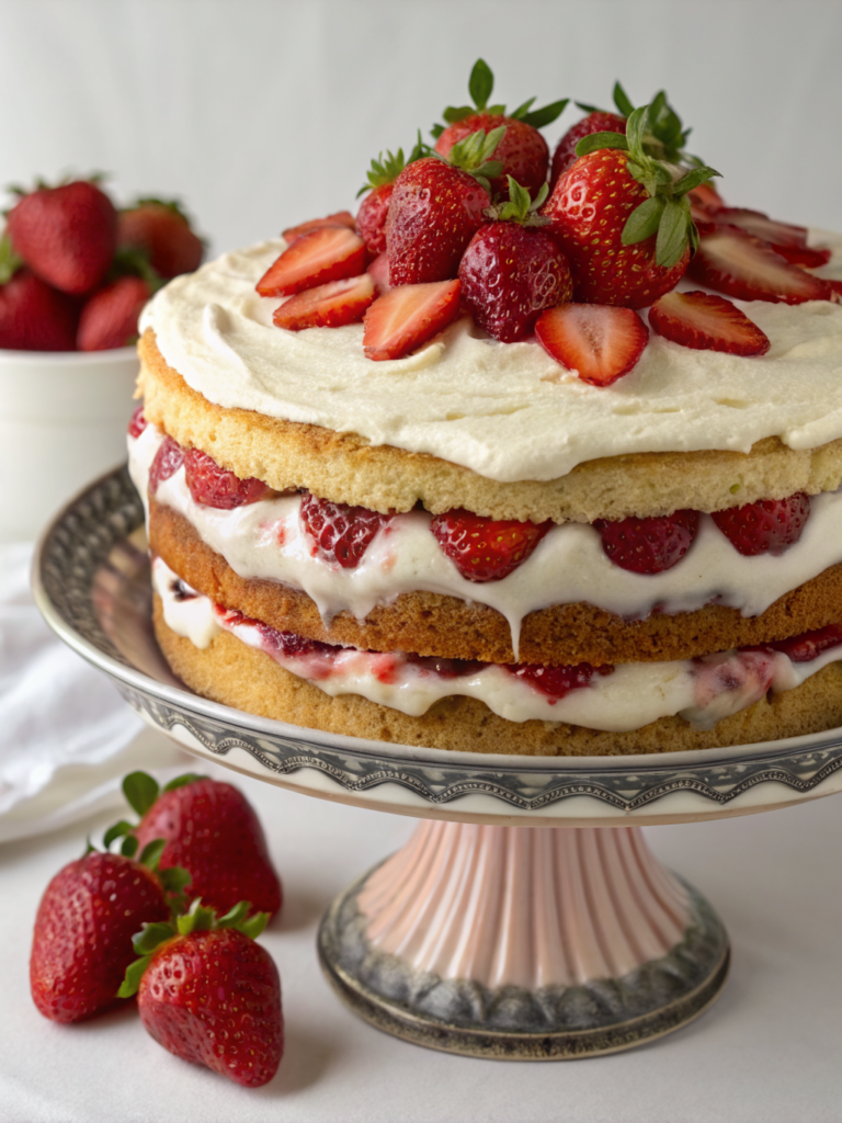 diabetic strawberry cake