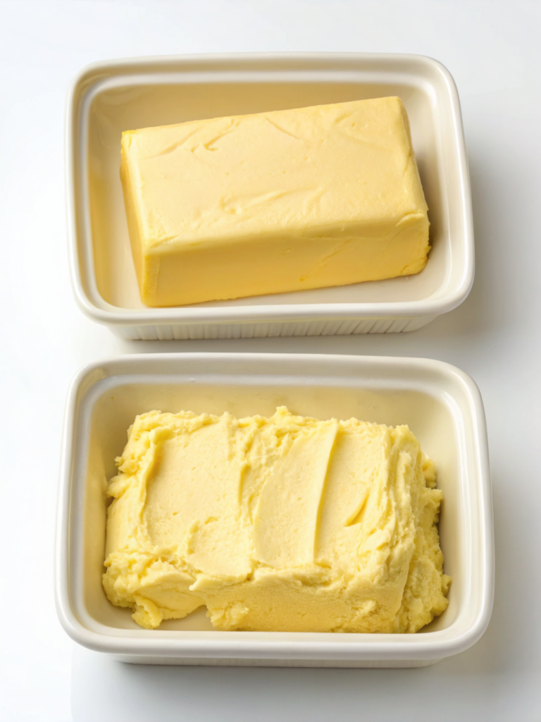 difference between margarine and butter