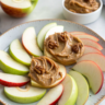 apple slices with nut butter