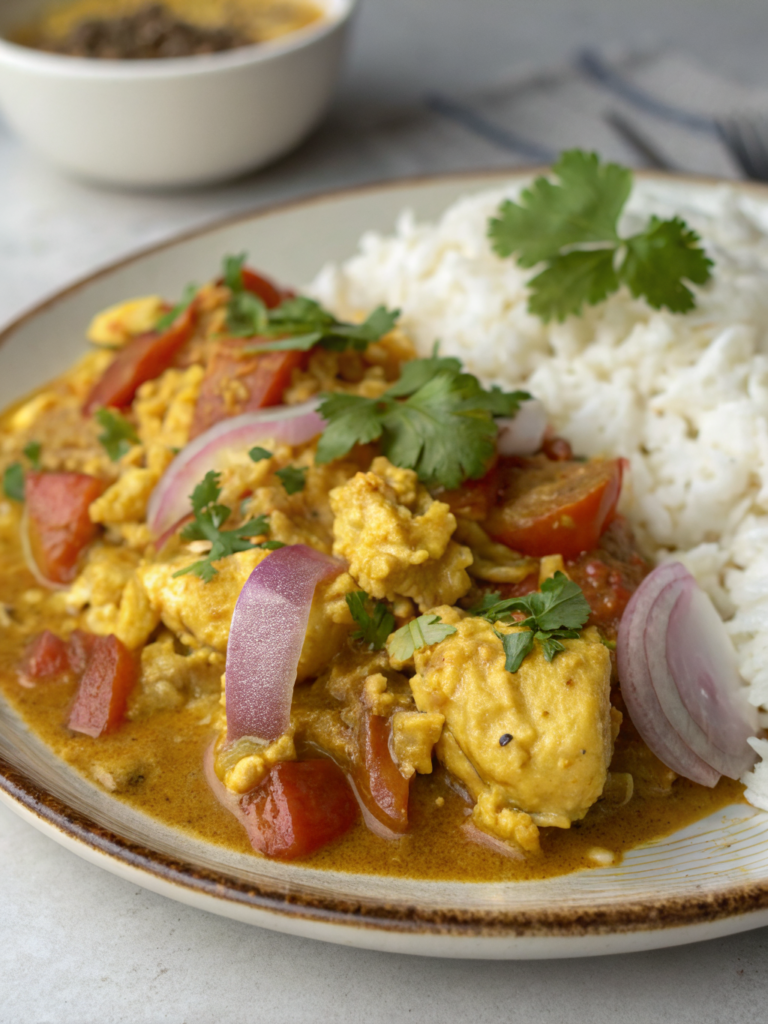 curried eggs