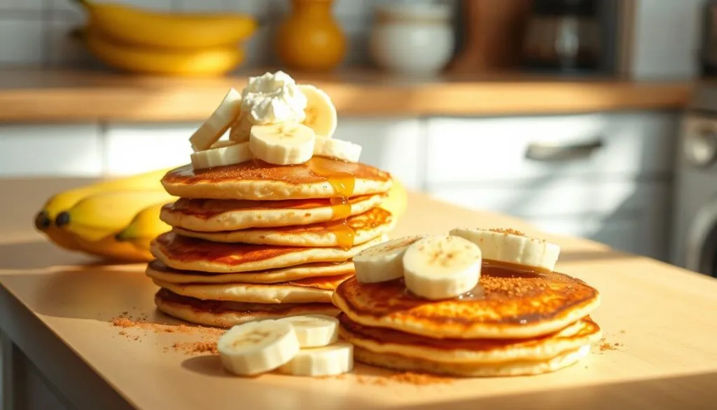 banana cottage cheese pancakes